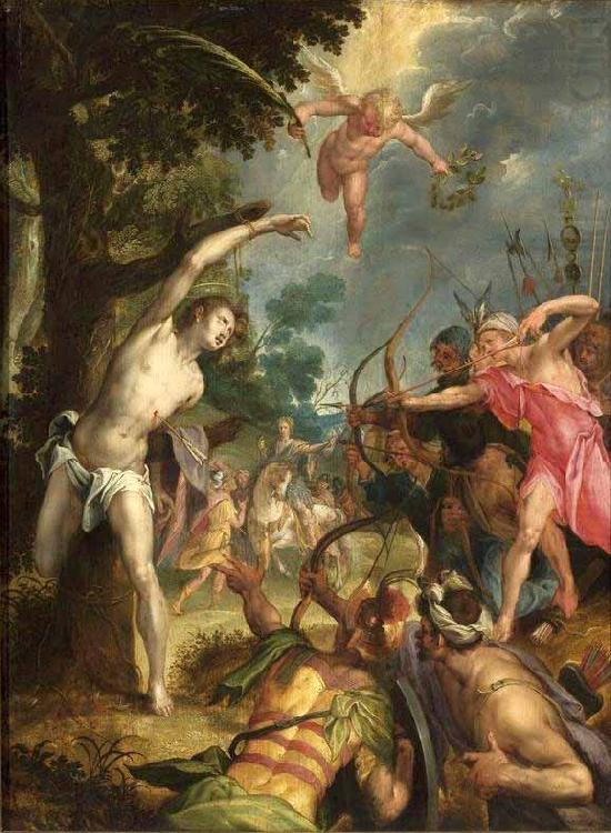 Martyrdom of Saint Sebastian, Hans von Aachen